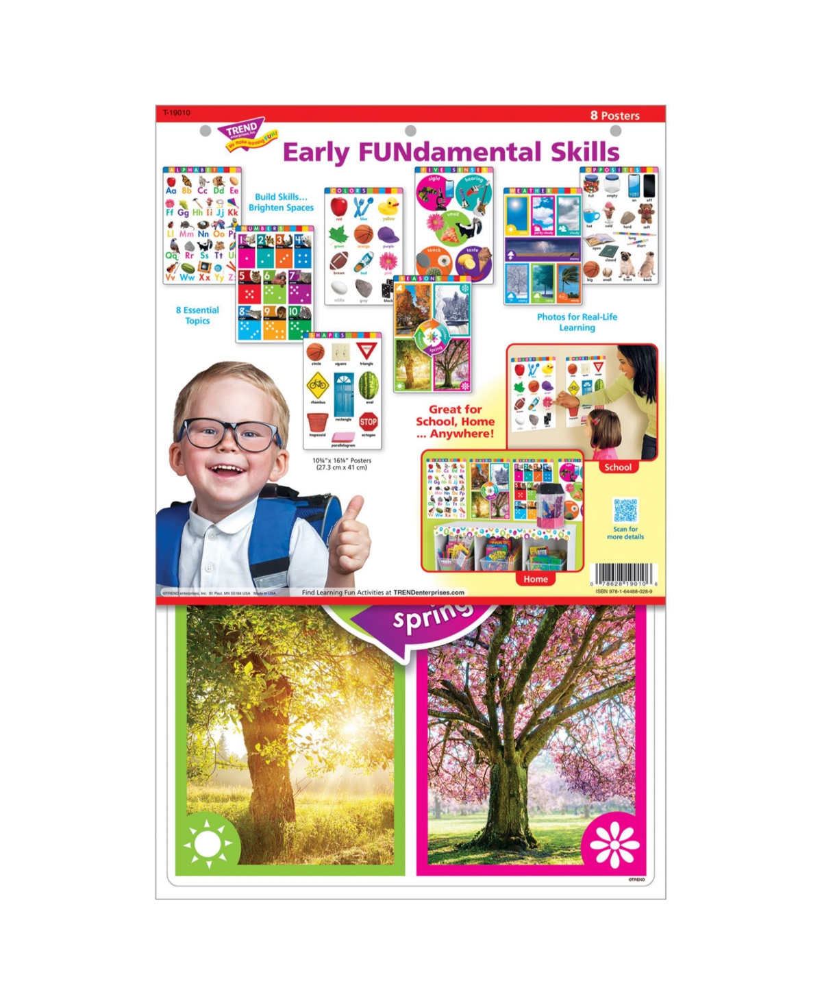 Shop Trend Enterprises Early Fundamental Skills Learning Set, 8 Pieces In Multi
