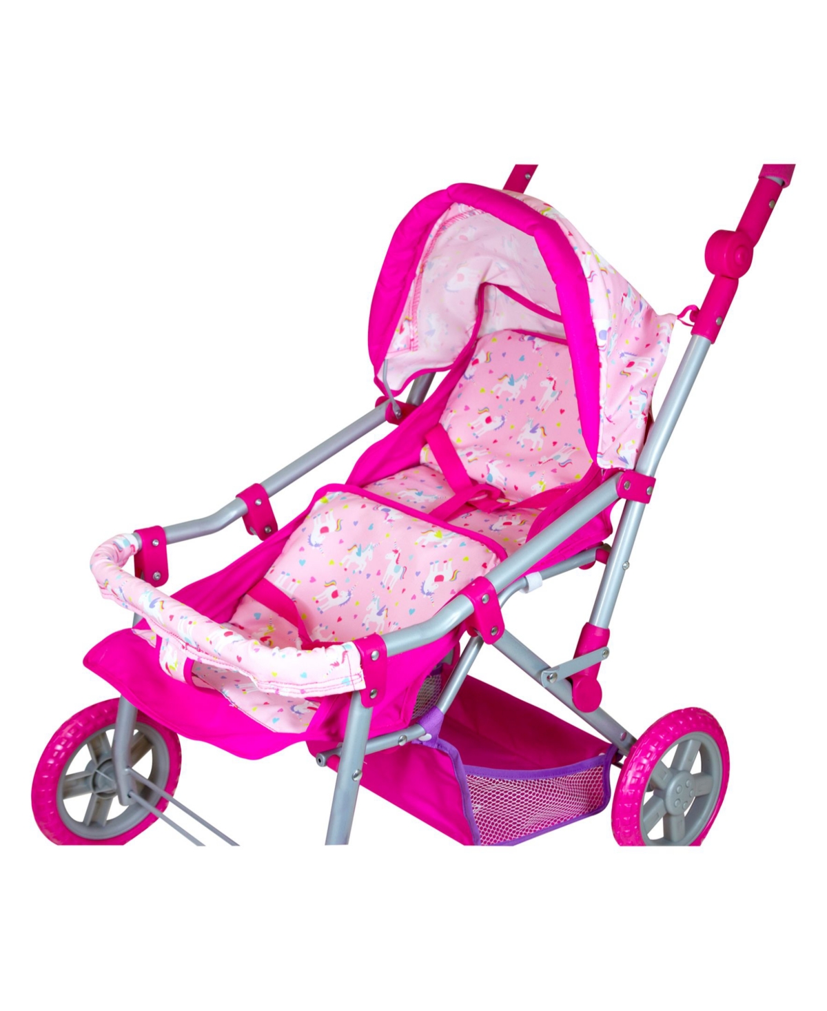 Shop Lissi Dolls Lissi Colorful Twin Baby Doll Pram In Multi