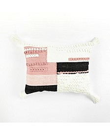 Naima Woven Decorative Pillow, 14" X 20"