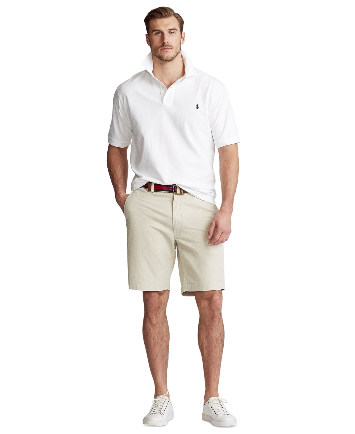 Polo Ralph Lauren Men's Big & Tall Stretch Classic-Fit Chino Shorts