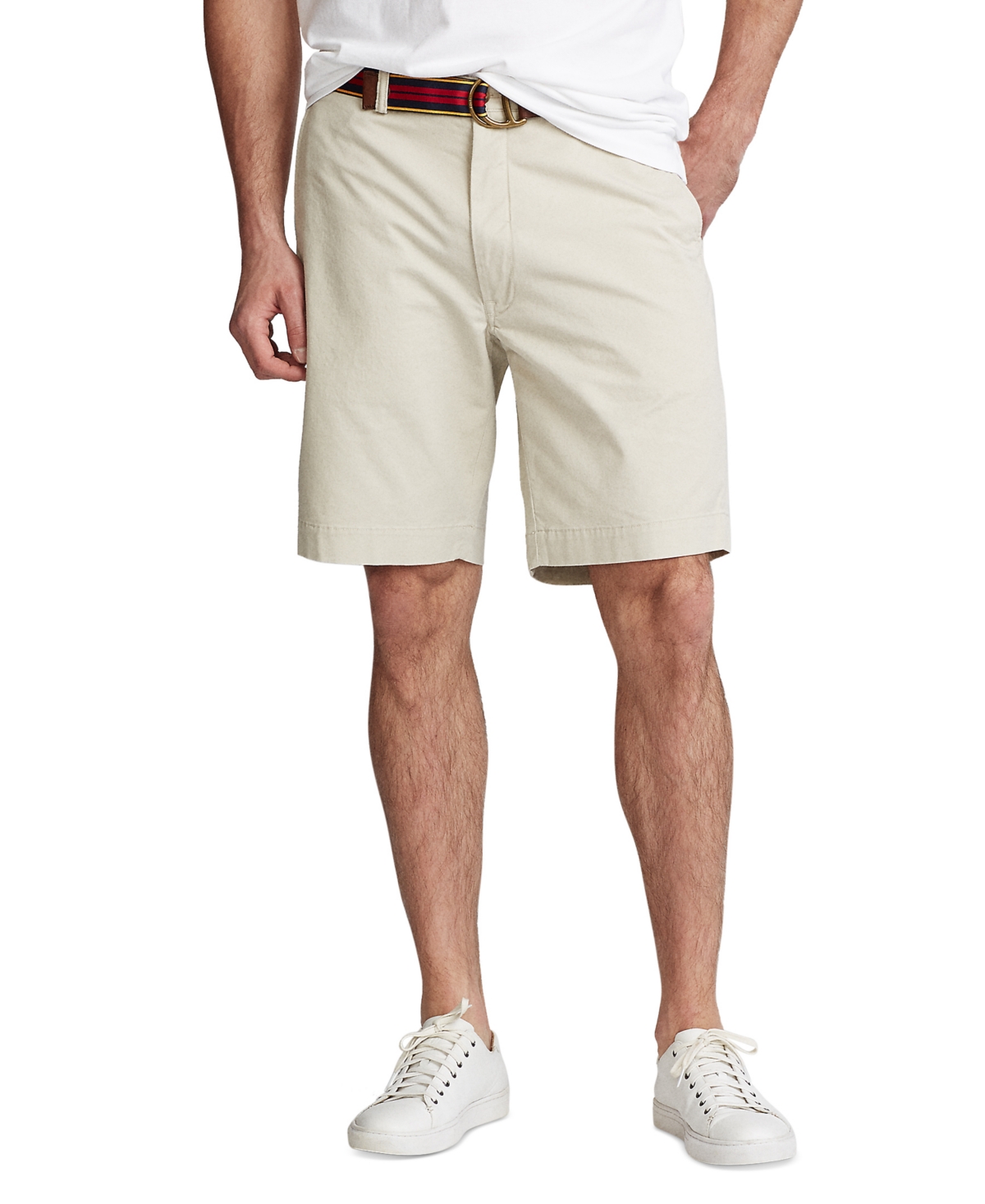 Polo Ralph Lauren Men's Big & Tall Stretch Classic-fit Chino Shorts In Classic Stone