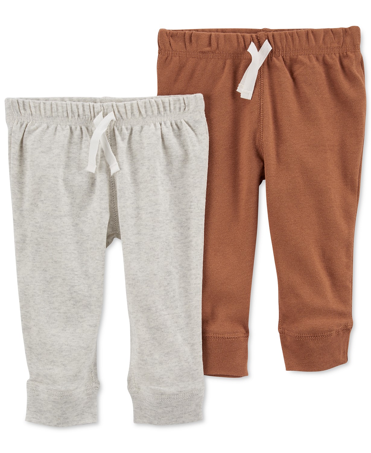 Baby Boys or Girls 2-Pack Pull-On Cotton Pants