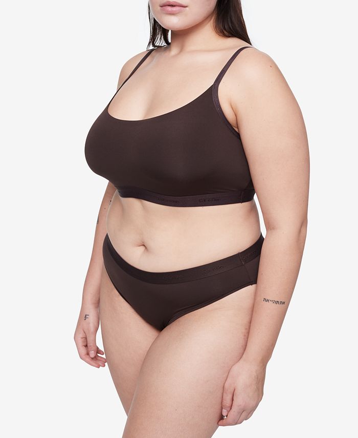 Calvin Klein Women's Plus Size Form To Body Bikini Underwear QF6831 - Macy's