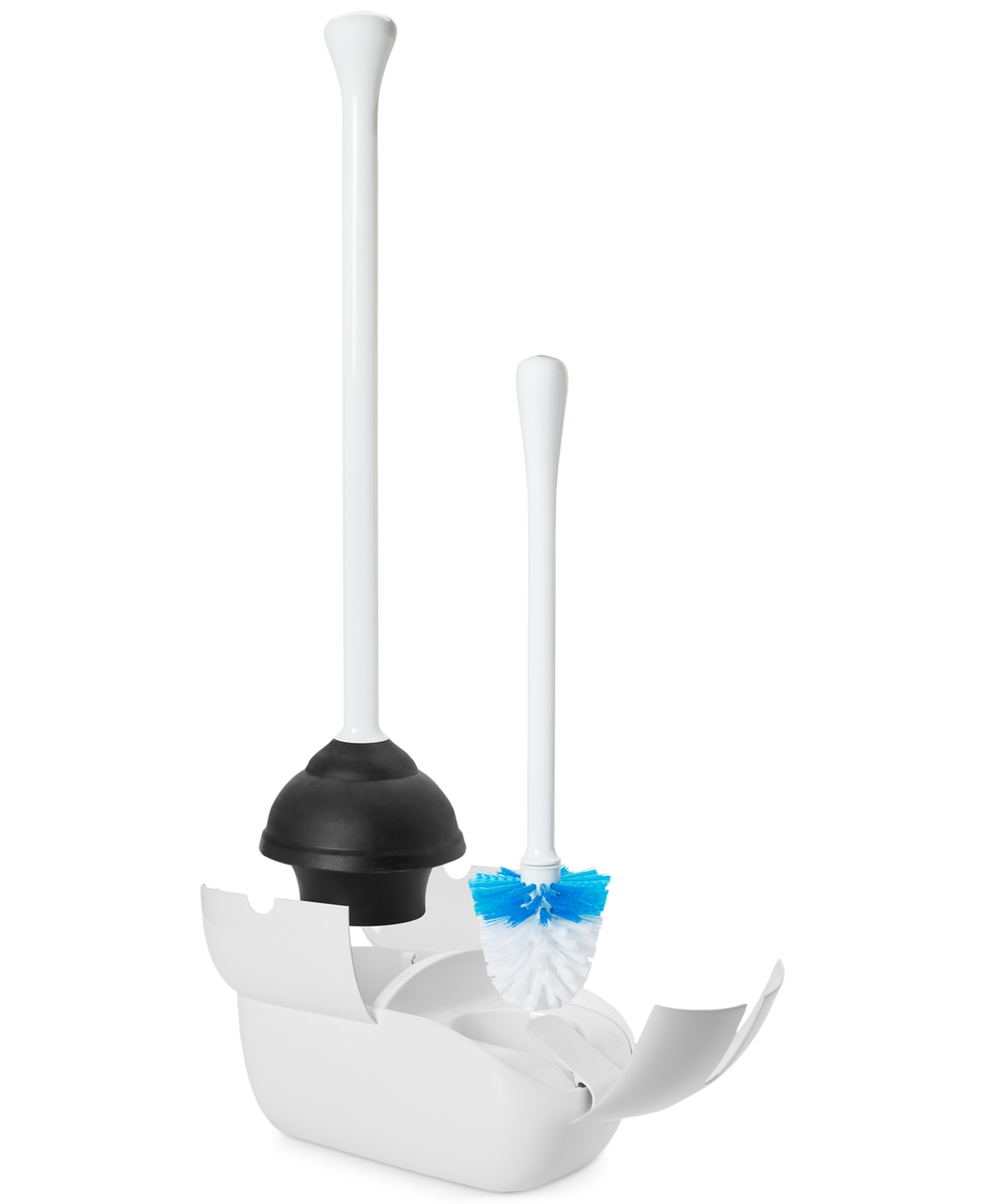 OXO GOOD GRIPS TOILET BRUSH & PLUNGER COMBO 