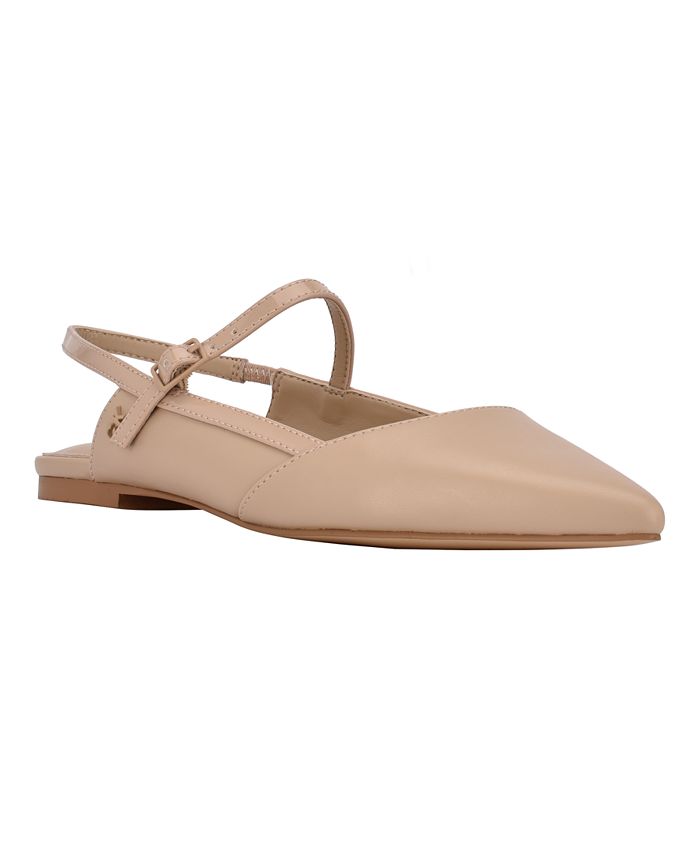 Calvin Klein Women's Bryce Ankle Strap Sling-Back Flats & Reviews - Flats &  Loafers - Shoes - Macy's