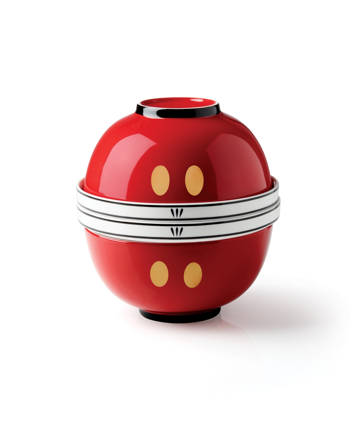 Lenox Disney Luna 8 Pc. Nesting Porcelain Dinnerware Set - Multi and Red