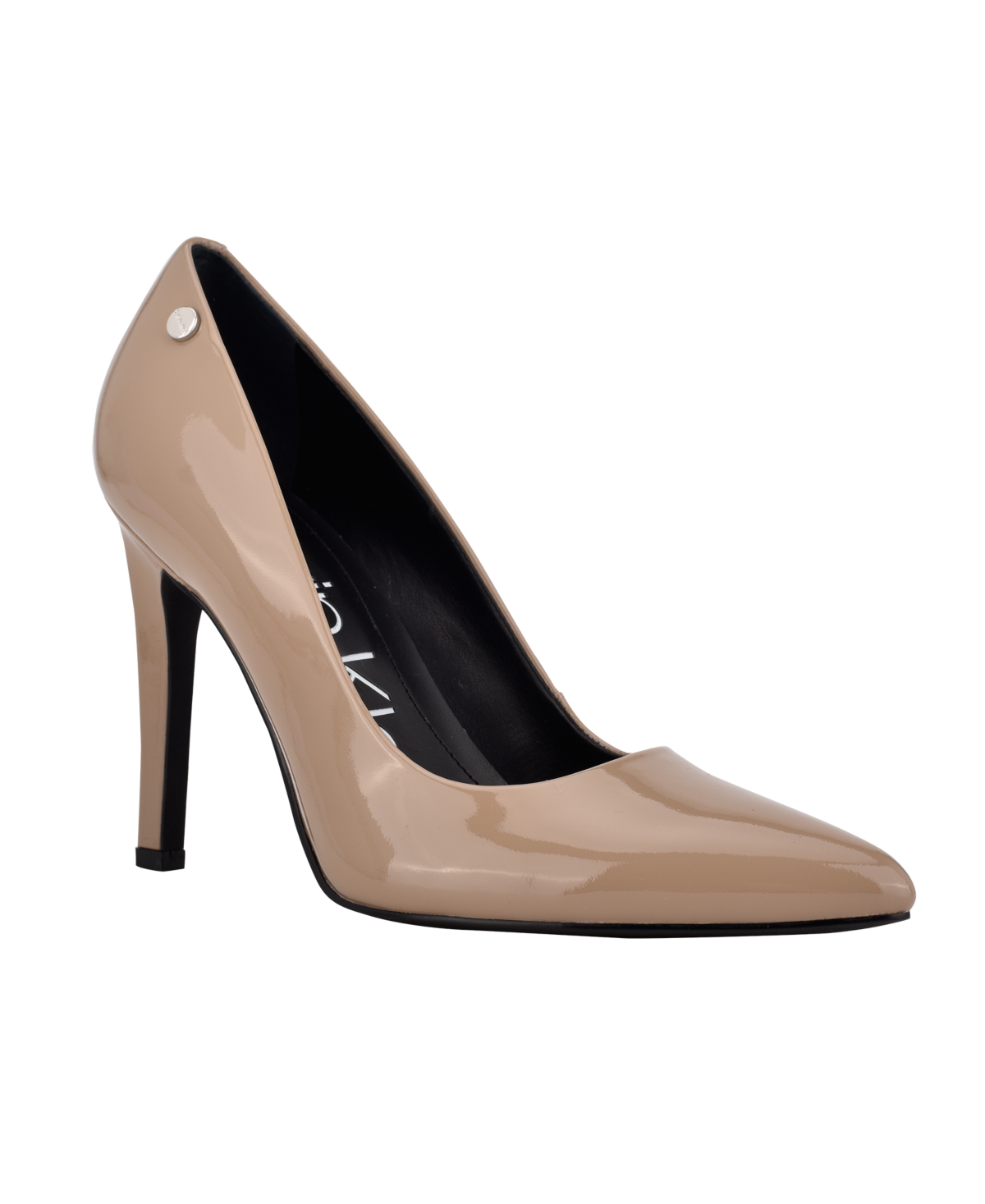 Shop Calvin Klein Women's Brady Pointed Toe Pumps In Taupe