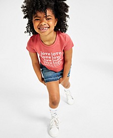 Toddler & Little Girls LOVE T-Shirt, Created for Macy's
