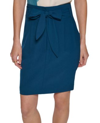 DKNY Women's Front Tie Skirt - Macy's