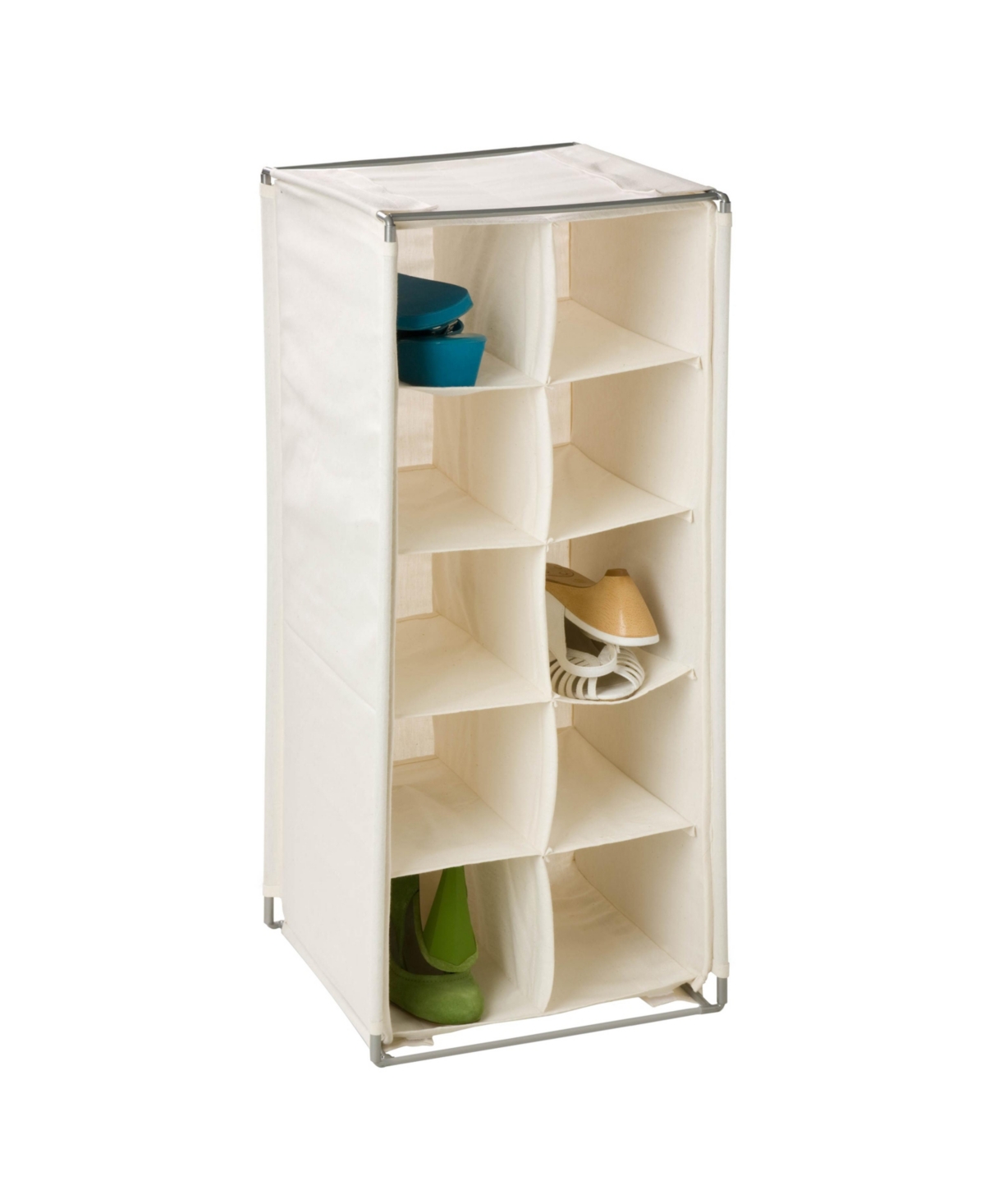 Shop Honey Can Do Canvas Shoe Rack Cubby In Natural