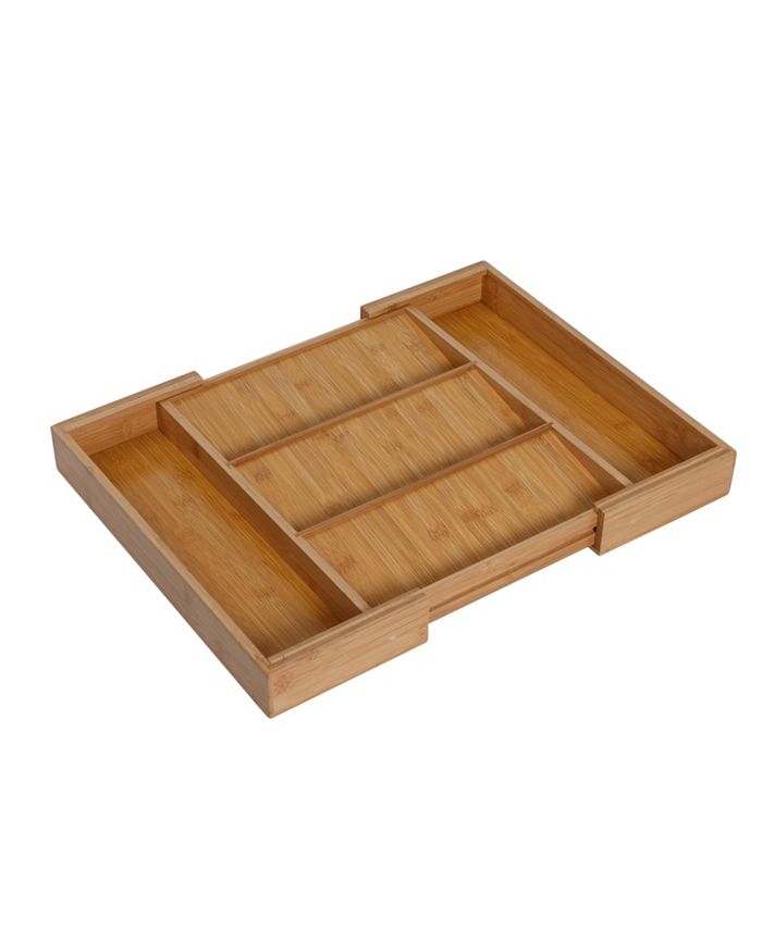 Honey Can Do Adjustable 5 Compartments Drawer Organizer Macy's