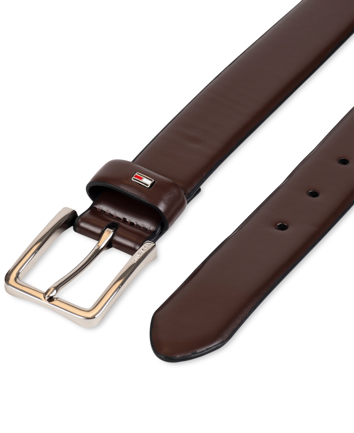 Tommy Hilfiger Men's Flex Stretch Feather-Edge Dress Belt