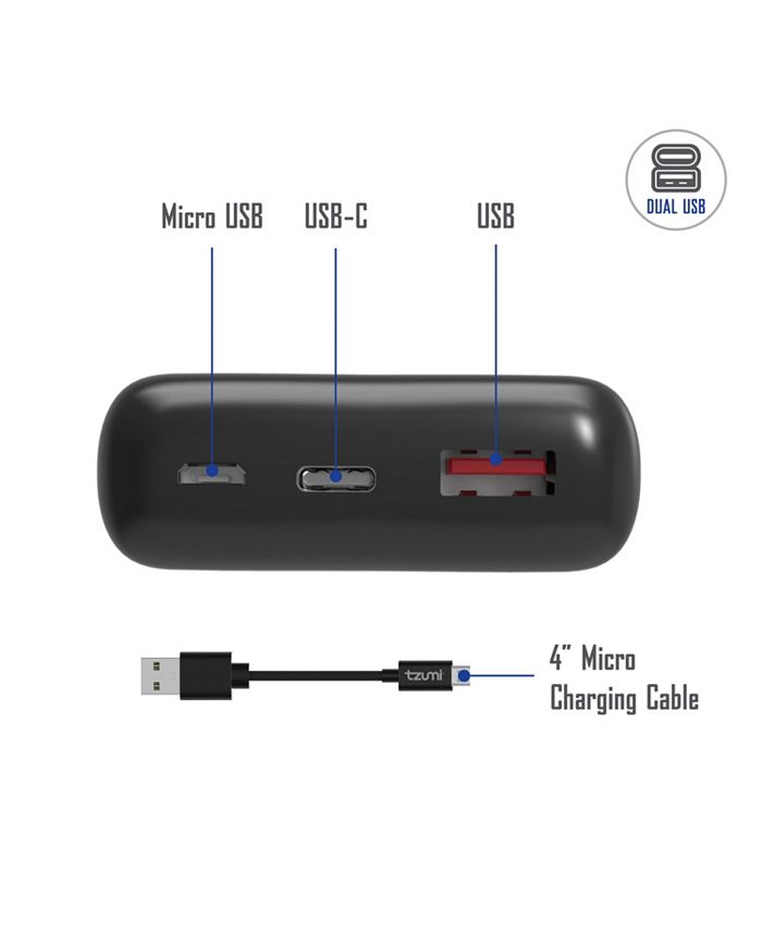 Tzumi Pocket Juice 10K mAh Hyper Charge Macy's