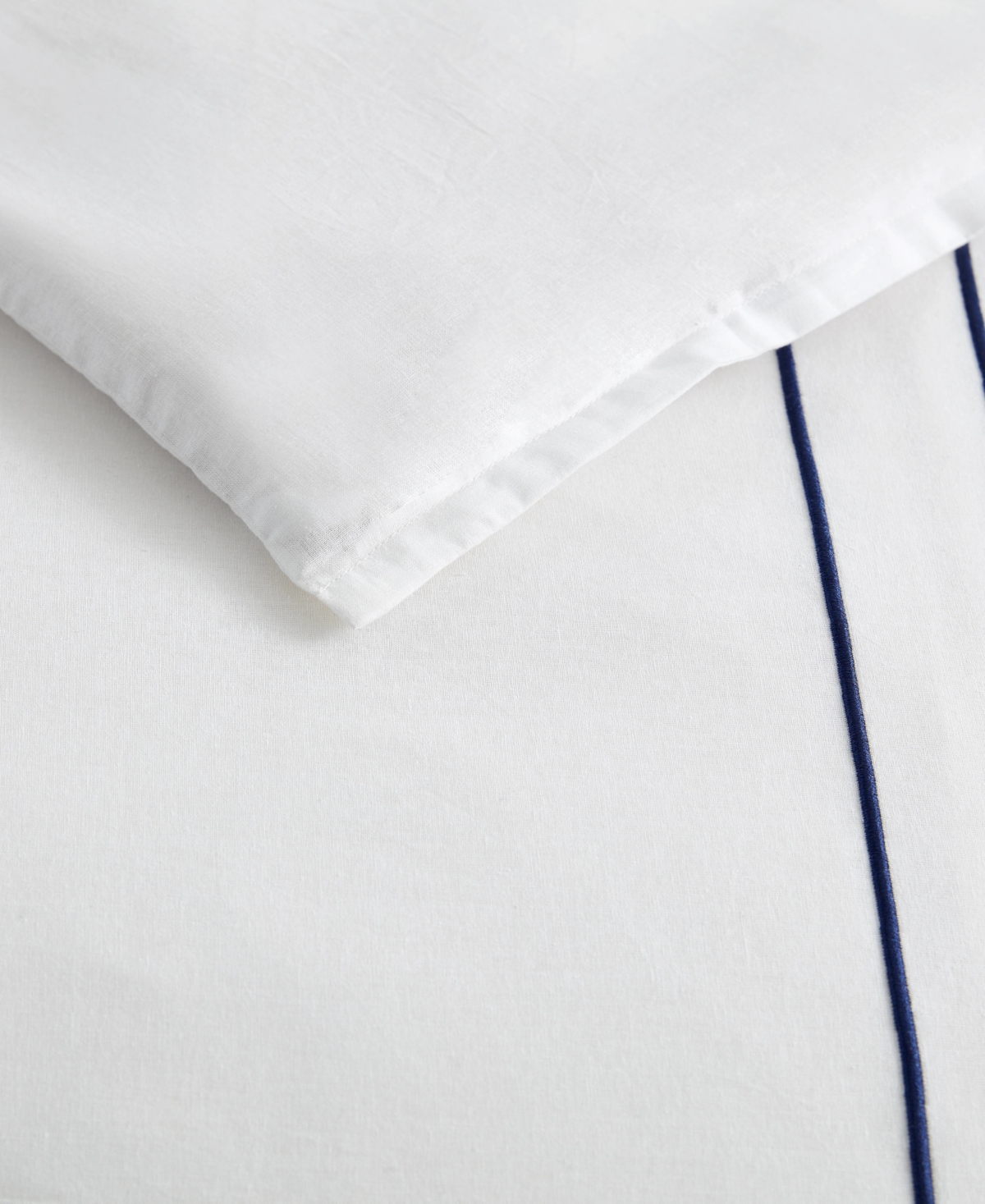 Nautica Alden White Embroidered -Piece Duvet Cover Set