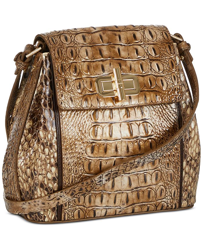 Brahmin Margo Cooper Embossed Leather Crossbody Macy's