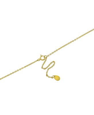 Giani Bernini Cubic Zirconia Horseshoe Pendant Necklace in 18k Gold-Plated Sterling Silver, 16" + 2" extender, Created for Macy's