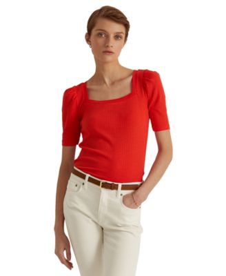 macys ralph lauren blouses