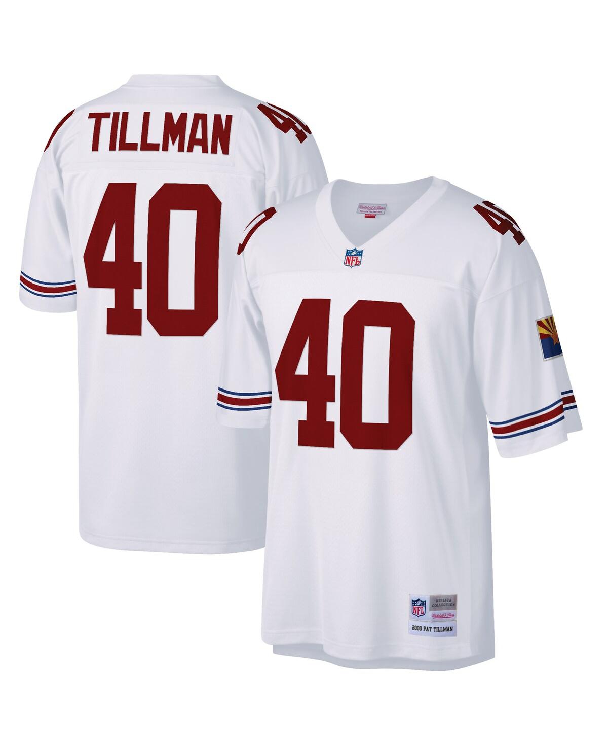 Men's Mitchell & Ness Pat TillmanArizona Cardinals Big and Tall 2000 Retired Player Replica Jersey - White