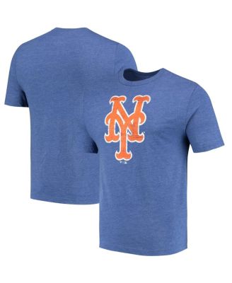 Men's Fanatics Royal New York Mets Weathered Official Logo Tri-Blend T ...