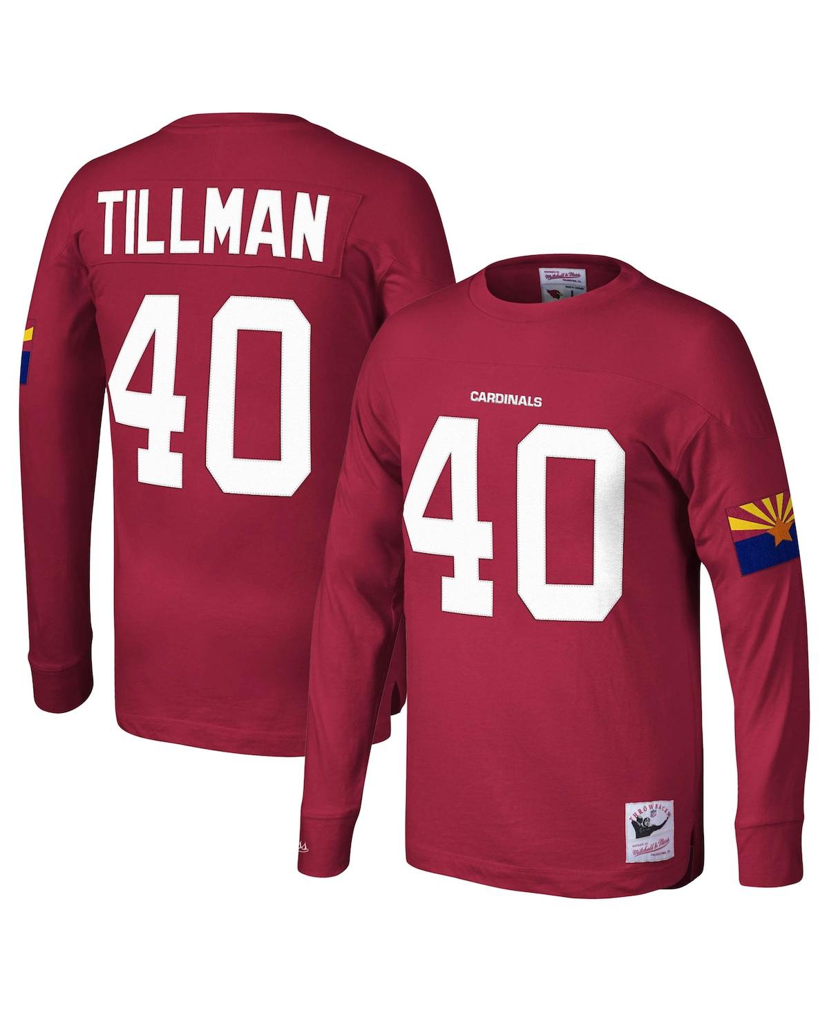 Mitchell & Ness Pat Tillman Cardinal Arizona Cardinals Throwback Retired Player Name & Number Long S In Cardinal