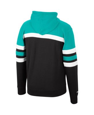 Men's Turquoise, Black Vancouver Grizzlies Head Coach Pullover Hoodie