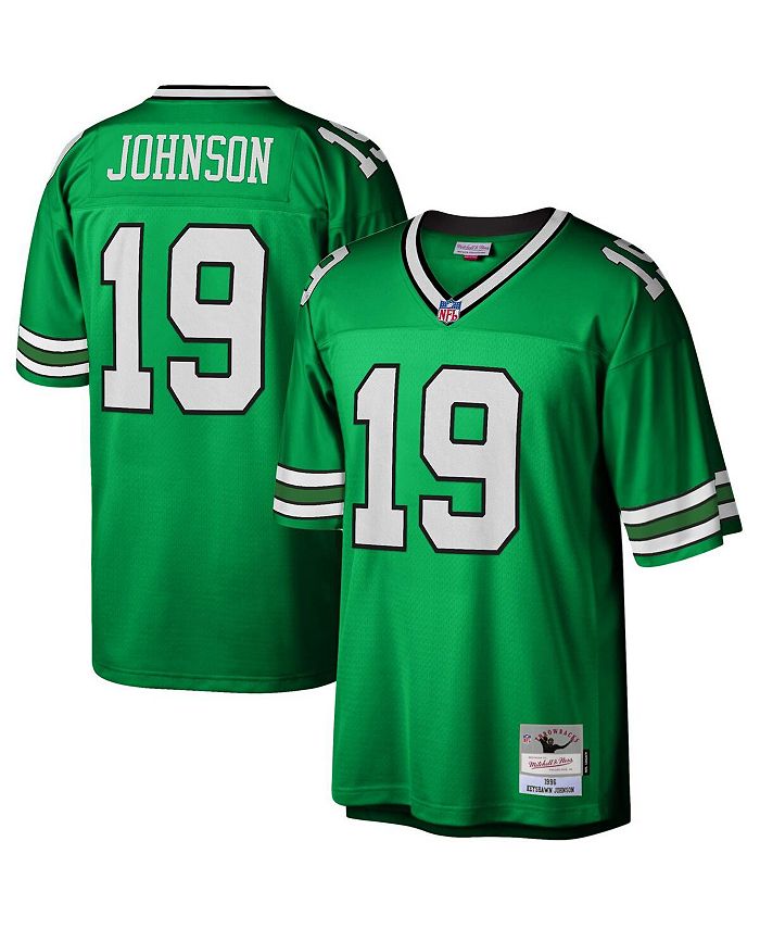 Men's Mitchell & Ness Keyshawn Johnson Kelly Green New York Jets 1996 Legacy Replica Jersey Size: Small