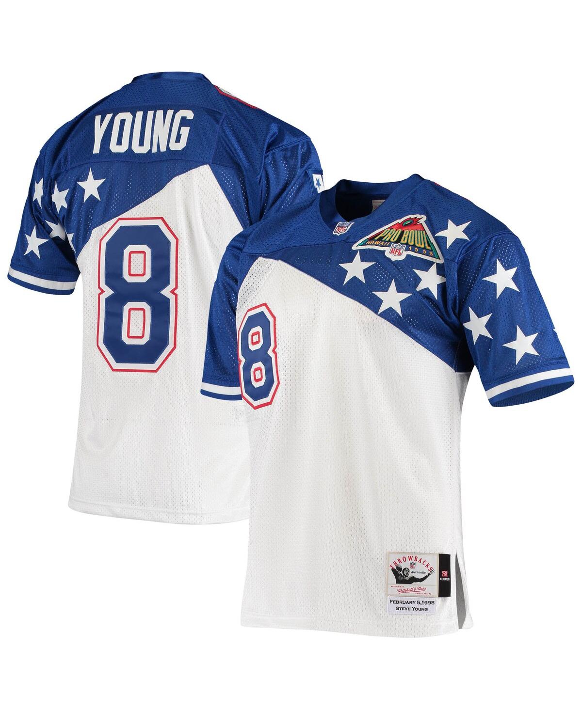 Men's Mitchell & Ness Steve Young Blue Nfc 1994 Pro Bowl Authentic Jersey - Blue