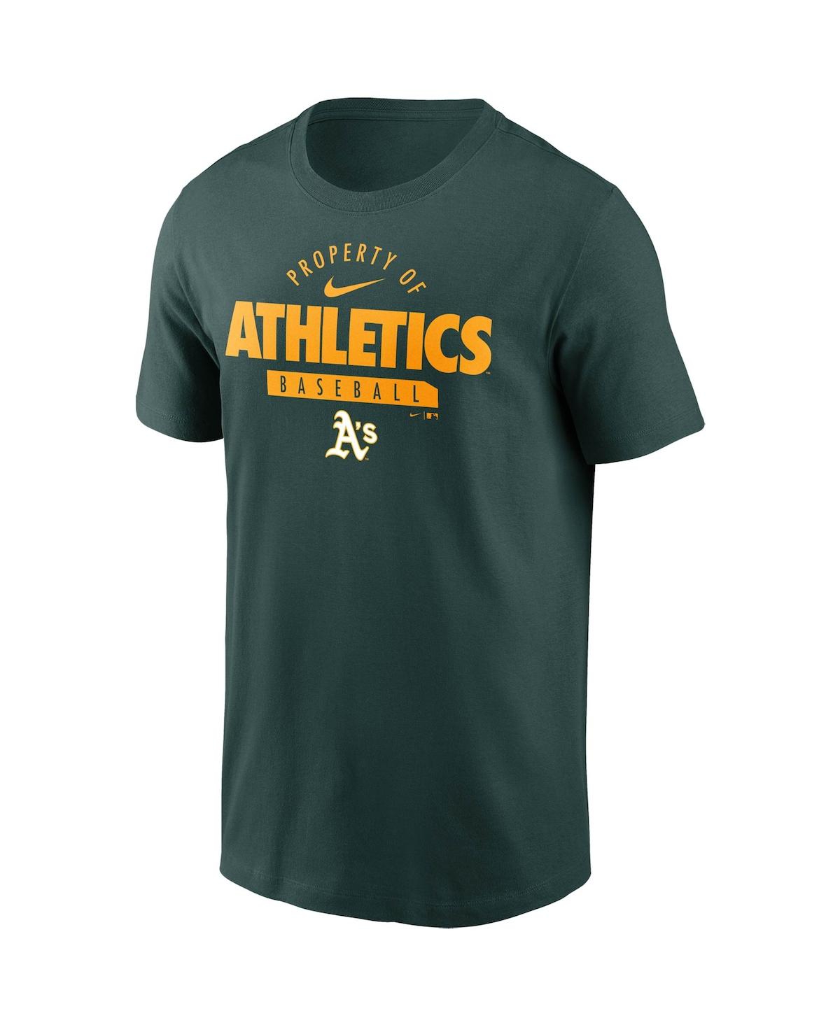 Shop Nike Men's  Green Oakland Athletics Primetime Property Of Practice T-shirt