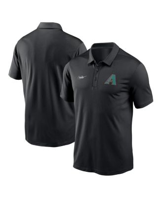 Men's Black Arizona Diamondbacks Cooperstown Collection Rewind Franchise Performance Polo Shirt
