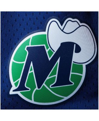 Men's Royal Dallas Mavericks Big and Tall Hardwood Classics Team Swingman Shorts