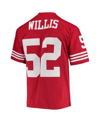 Men's Patrick Willis Scarlet San Francisco 49ers 2007 Legacy Replica Jersey