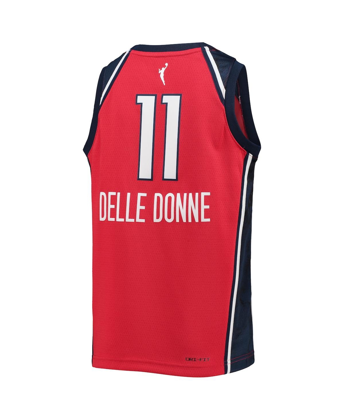 Big Boys Nike Elena Delle DonneWashington Mystics 2021 Player Jersey - Explorer Edition - Red