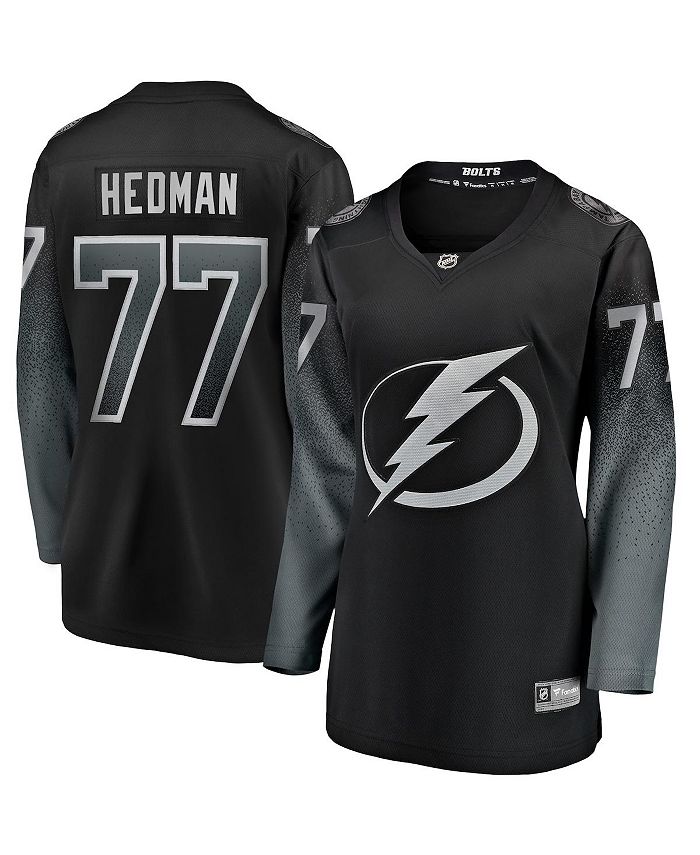 Fanatics Women's Victor Hedman Black Tampa Bay Lightning Alternate