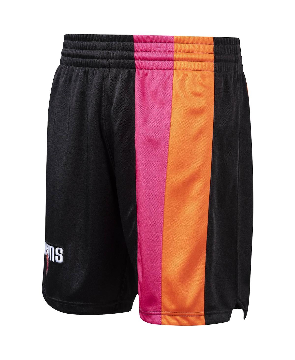 Mitchell & Ness Men's  Black Miami Heat 2005/06 Hardwood Classics Authentic Shorts In Black
