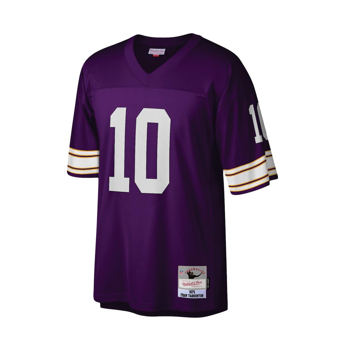 Мужской топ Mitchell & Ness Fran Tarkenton Minnesota Vikings Replica Throwback Jersey — фото 2