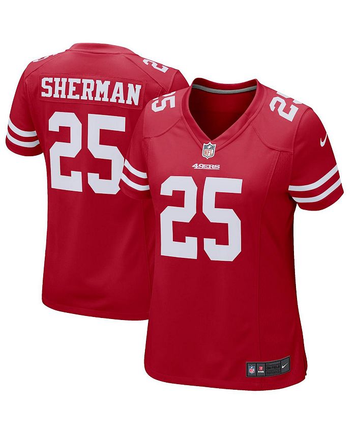 Nike Women s Richard Sherman Scarlet San Francisco 49ers Game