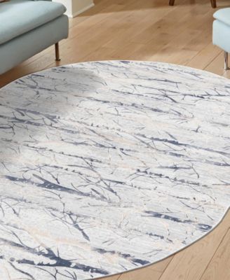 Finsbury FIN01 7'10" x 10' Oval Area Rug