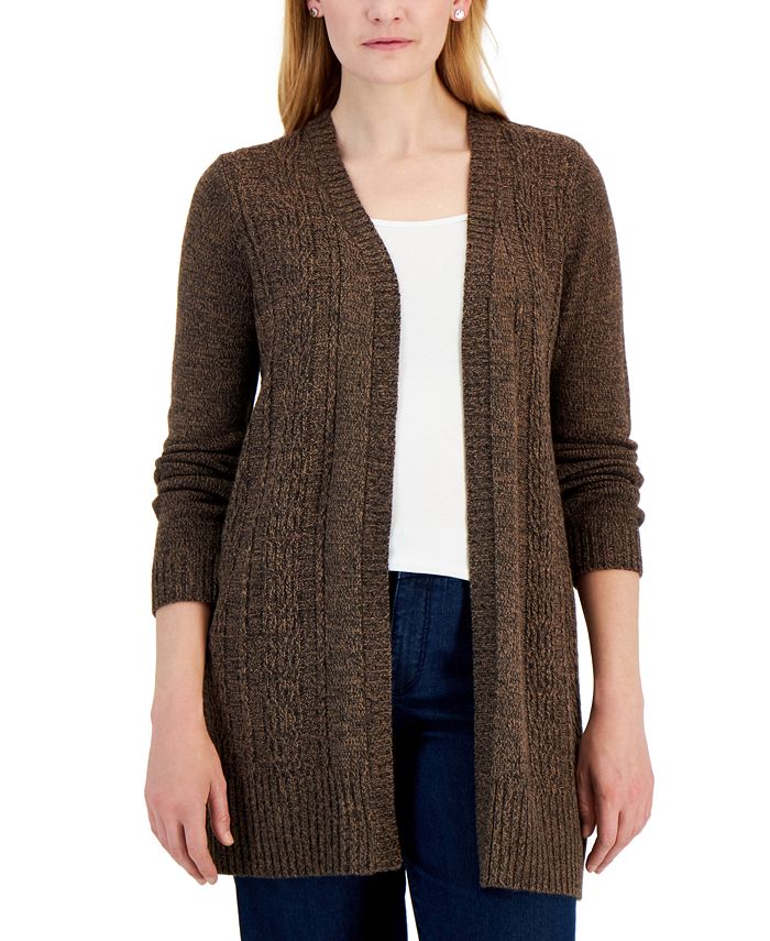 Karen Scott Petite Open Front Duster Cardigan Created for Macy s