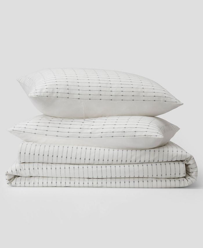 Casper Soft Grid Duvet Cover, Full/Queen Macy's