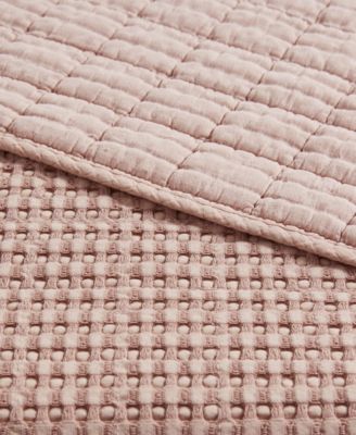 Mills Waffle Stitched Quilted Throw, 60" x 50"