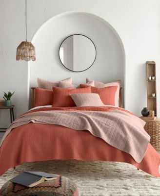 Home Mills Waffle Textured 3-Pc. Quilt Set, Full/Queen