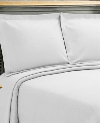 100% Cotton Diamond Solitaire All-Season 3-Piece Coverlet Set, Full