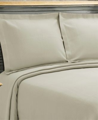 100% Cotton Diamond Solitaire All-Season 2-Piece Coverlet Set, Twin