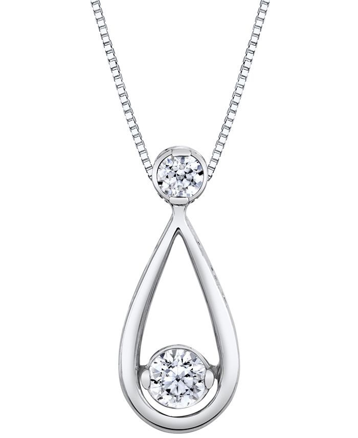 Sirena Diamond Open Teardrop 18