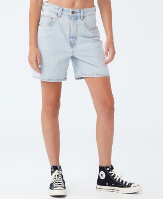 COTTON ON Women's Dad Denim Shorts 