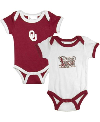 Atlanta Hosiery Company Babies' Oklahoma Sooners 2-Pack Bodysuit Set