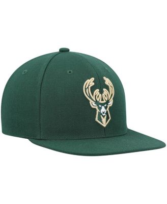 Men's Hunter Green Milwaukee Bucks Ground 2.0 Snapback Hat