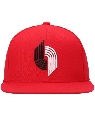 Men's Red Portland Trail Blazers Hardwood Classics Team Ground 2.0 Snapback Hat