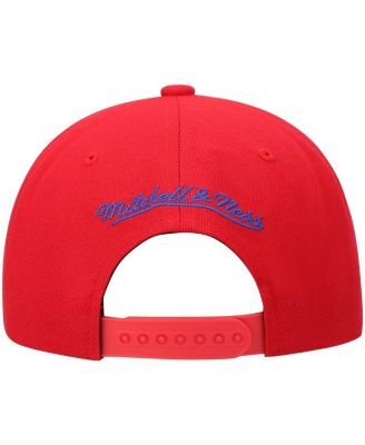 Men's Red and Royal LA Clippers Team Two-Tone 2.0 Snapback Hat
