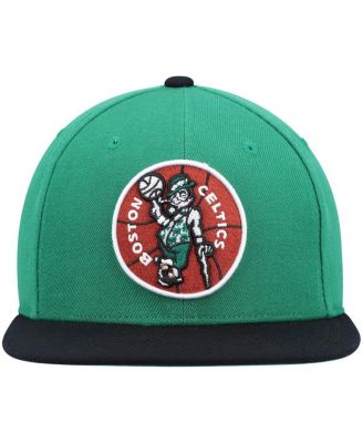 Men's Kelly Green and Black Boston Celtics Hardwood Classics Team Two-Tone 2.0 Snapback Hat